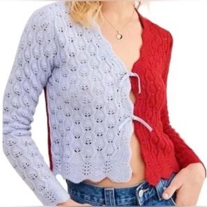 NWOT Find Me Now Two Toned Cardigan